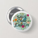 Recherche de jour de terre badges Sauver notre planète