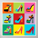 Recherche de rétro chaussure posters Coloré
