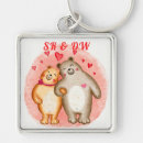 Recherche de saint valentin porteclés Monogrammé
