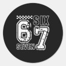 Recherche de numéro six autocollants De noël