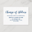 Recherche de address cartes visite Changement d'adresse