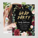 Recherche de burgundy graduation invitations Diplôme