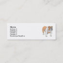 Recherche de bouledogues anglais cartes visite Mignon