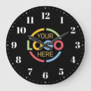 Recherche de blanc simple horloges Votre logo ici