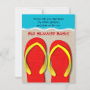 Recherche de flip flop invitations Beach party