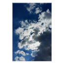Suche nach wolken poster Grau