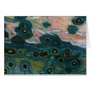 Recherche de cercles multicolores cartes postales Bleu