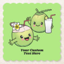 Recherche de noix coco dessous de verres Mignon