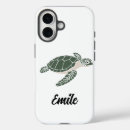 Recherche de tortue mignonne iphone coques Vert