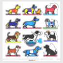 Recherche de toutou autocollants Chien