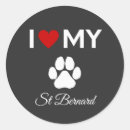 Recherche de de st bernard autocollants Chiot