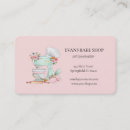 Recherche de pâtissier cartes visite Aquarelle