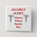 Recherche de allergies alimentaires badges Gluten