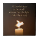 Recherche de bougie carreaux Citation inspirante