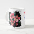 Recherche de fleur lys tasses Bleu
