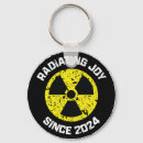Recherche de symbole radioactif porteclés Symbole de rayonnement