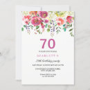 Recherche de 70th anniversaire invitations Fleurs