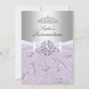Recherche de purple quinceanera invitations 15e
