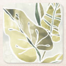 Recherche de batik dessous de verres Feuille