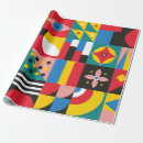 Recherche de forme géométrique papier cadeau Artistique