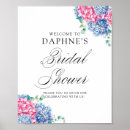 Suche nach rosa und blau poster Aquarellfarben blume