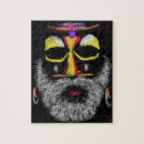 Recherche de dessin visage puzzles Coloré