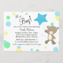 Recherche de petits pois invitations Ours en peluche
