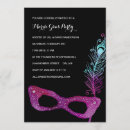 Recherche de masque pourpre invitations Moderne