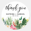 Recherche de tropical mariage autocollants Floral