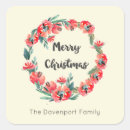 Suche nach holiday aufkleber Weihnachtskranz