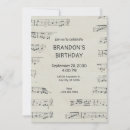 Suche nach noten geburtstag einladungen Vintag