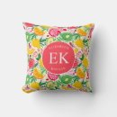 Recherche de motif fruit coussins Monogramme