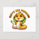 Recherche de serpent mignon cartes postales Kawaii