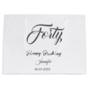 Suche nach 20 geburtstag geschenktüten Kalligrafie typografie elegant
