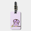 Recherche de hibou bagages étiquettes Animaux
