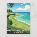 Suche nach grüner sand postkarten Hawaii