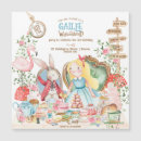 Recherche de fellation cartes invitations Pays des merveilles