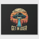 Recherche de soucoupe papier cadeau Science fiction