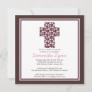 Recherche de carrées baptême invitations Croix