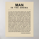 Suche nach der mann in der arena poster Mut