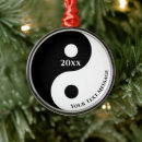 Recherche de yin yang ornements Noir et blanc