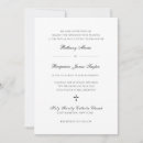 Recherche de catholique mariage invitations Noir et blanc