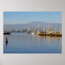 Suche nach schiffe im hafen poster Strand