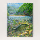 Recherche de poissons puzzles Rivière