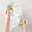 Recherche de tournesol mariage invitations Pour eux