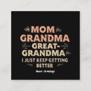 Suche nach oma visitenkarten Großmutter