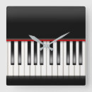 Recherche de piano clavier horloges Blanc