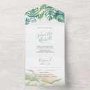 Recherche de tropical destination mariage invitations Couple