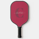 Recherche de pickleball raquettes Lettre initiale monogrammée