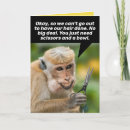 Suche nach funny monkey karten Foto